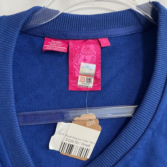 MSRP $126 NEW QUEEN OF SPARKLES Licensed Royal Sequin 'Gators' Word Top FLORIDA - Picture 5 of 7